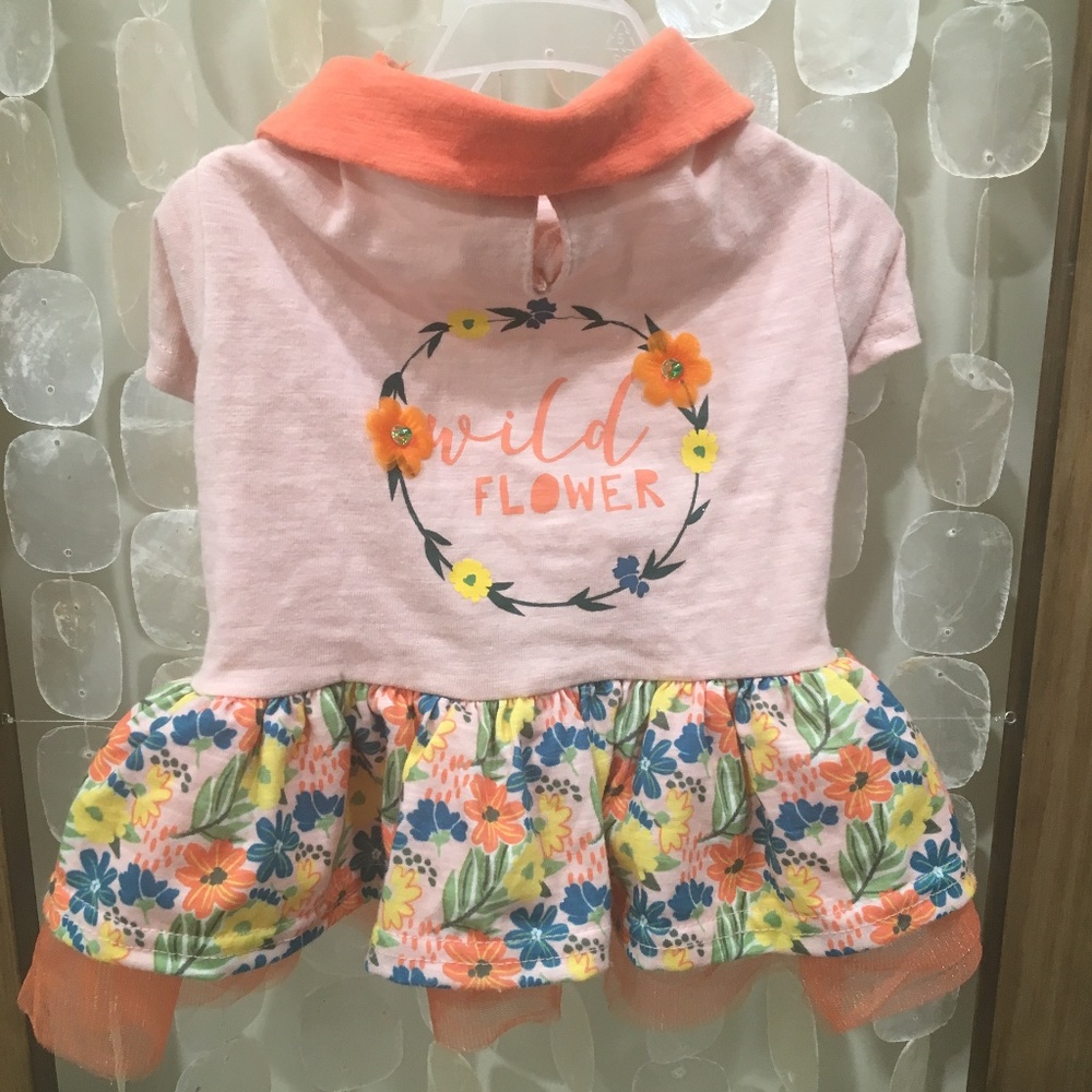 Wild Flower puppy dress SMALL